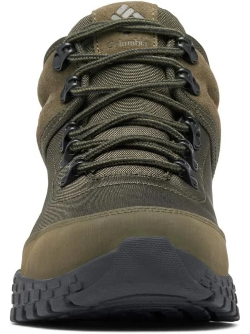 Men's Deep Olive Waterproof Shoes Casual Low Top Closed Toe Non Slip Hiking Boot